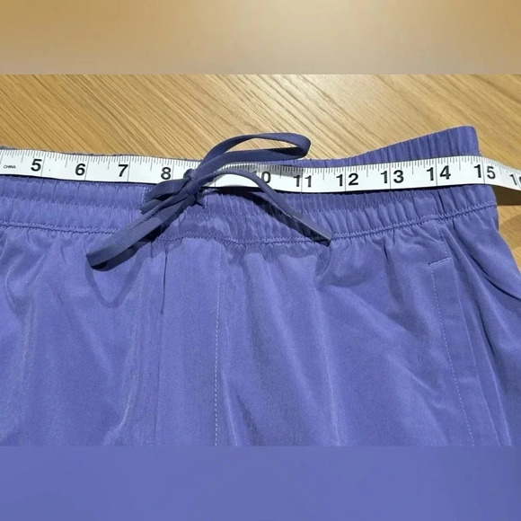 Athleta Dark Adonis Blue Purple Arrival Ankle Straight Leg Pants 8 NWOT - Picture 5 of 6